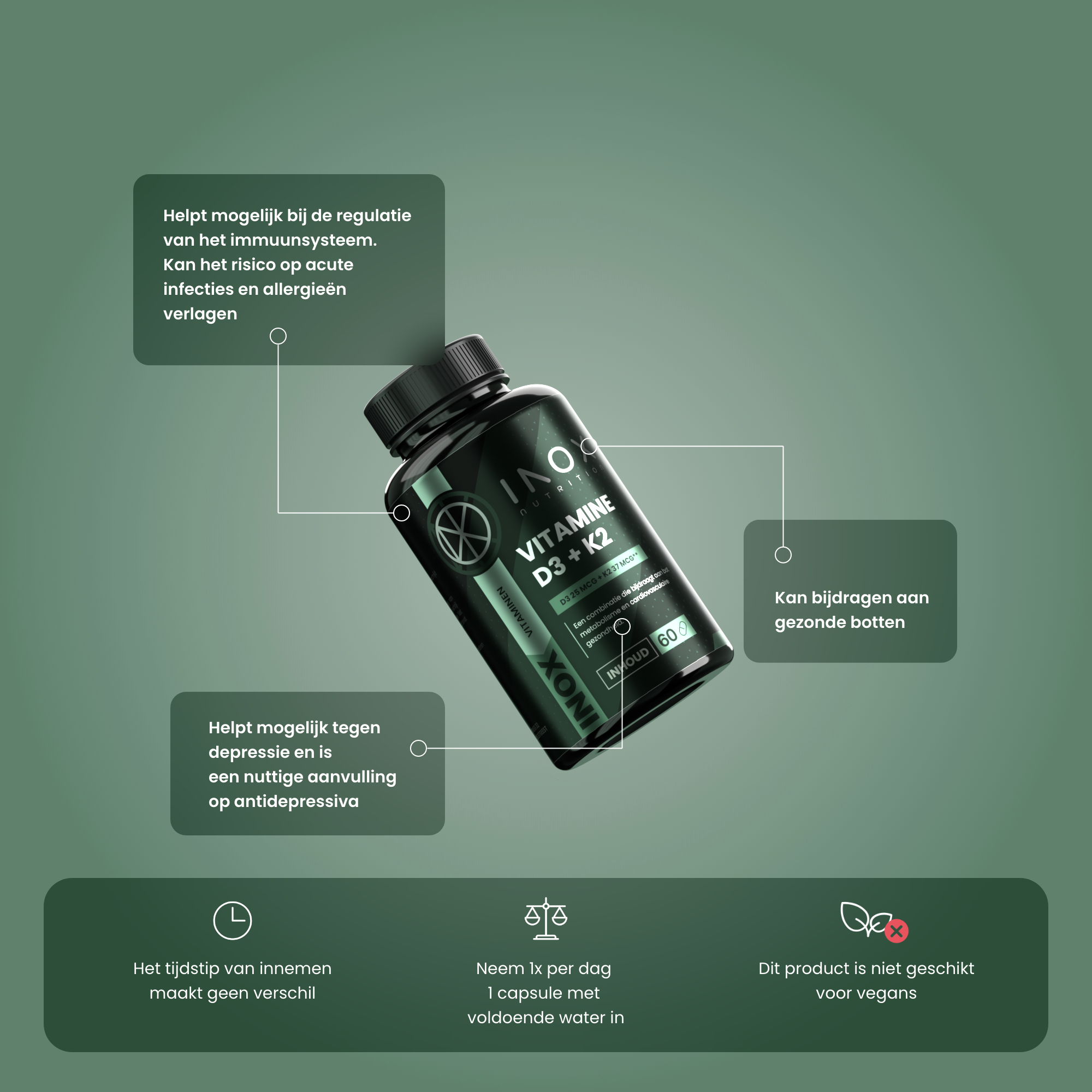 Vitamine D3 + K2